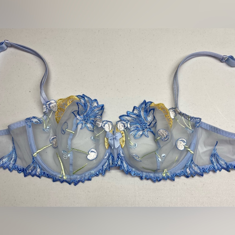 NWOT Simone Perele BLU Sheer Underwire, 36DD *P1102